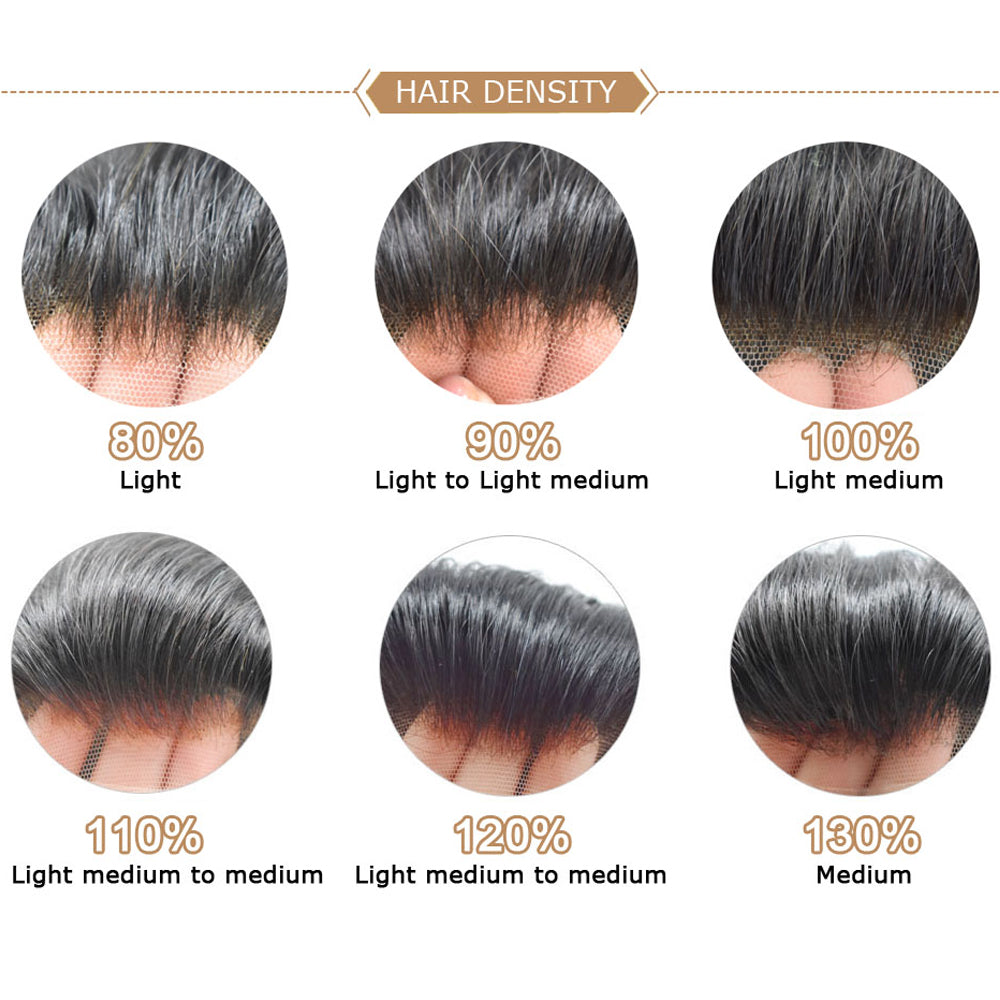 0.10mm Thickness Durable Skin Hair System For Men 100% Hand Tied Woven Toupee for Men