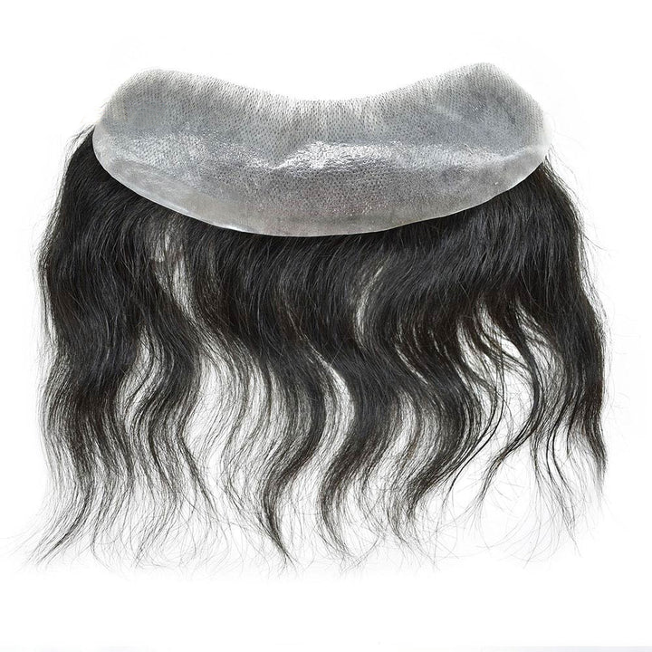 InvisiHair Men’s V-Looped PU Frontal Hairpiece – Natural Hairline & Invisible Base