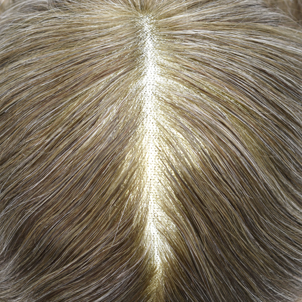 Men's Hair System – Monofilament Base with PU Coating & Folded Lace Front | Natural Hairline Toupee