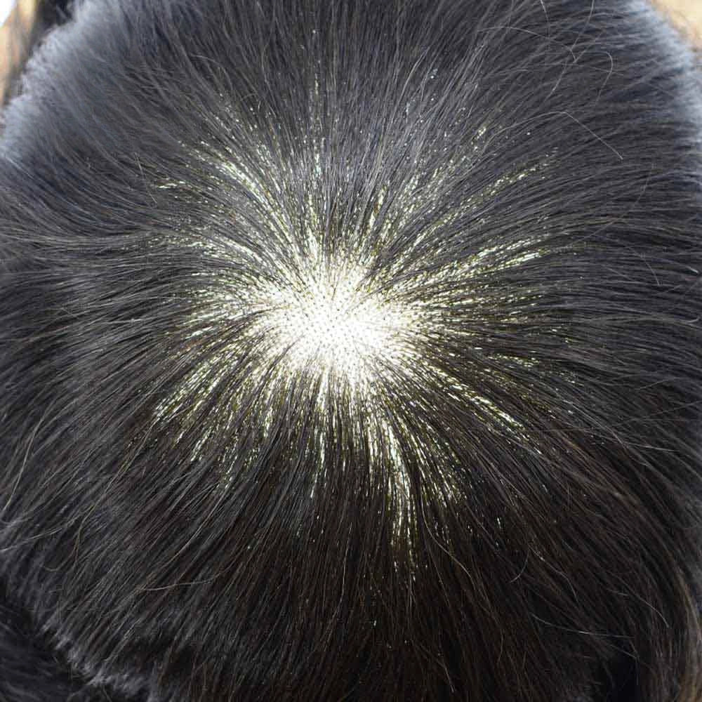 Mens Hair System Fine Monofilament Front Mens Human Hair Toupee Non-Surgical Hair Replacement For Mens Hairpiece