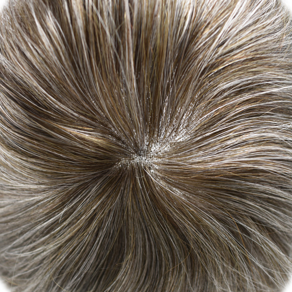 INVISHAIR Hair System For Men Fine Monofilament With PU Hairpieces For Men