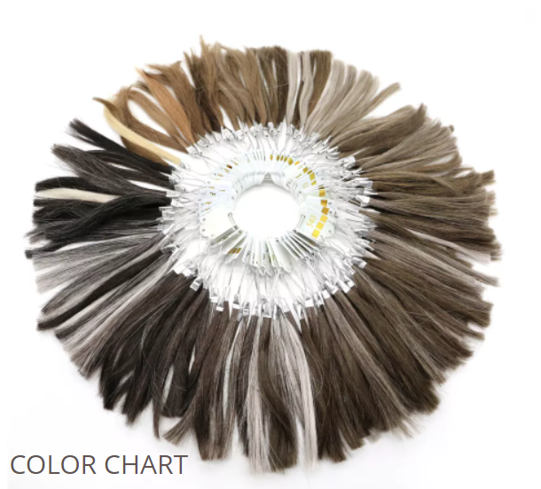 LYRICAL HAIR 60/pack Hair Swatches for Testing Color Human Hair Swatch Testing Color Swatch Ring Hair Level Chart Hair Strand Test Color Rings Testing Fashion Colors Samples for Salon Hair Color Chart